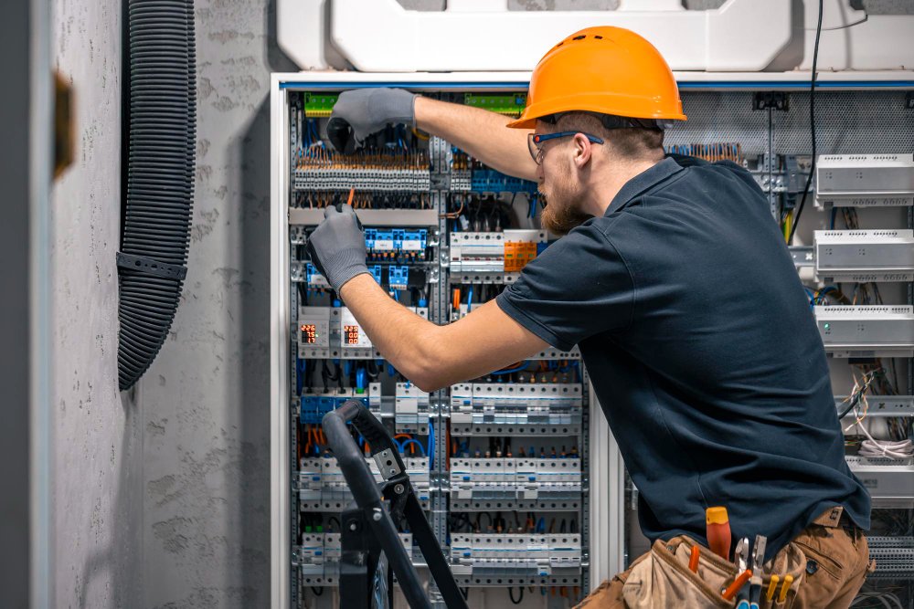 Electrician Working
